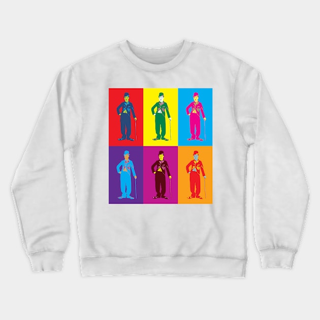 Charles Chaplin Crewneck Sweatshirt by Sauher